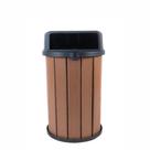 Lixeira Madeira Plástica MBS 100l Grande Pinos Anti Ferrugem Lixeira Madeira Plástica MBS 100l Grande Pinos Anti Ferrugem