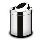Lixeira Martinazzo Inox Com Tampa Basculante 6L