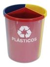 Lixeira Mix Com 3 Divisões 30 Litros