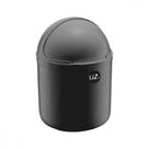 Lixeira P/Pia 4Lt Preto Uz350-Pr
