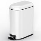 Lixeira para banheiro CEROELDA 5 L em aço inox com tampa e pedal