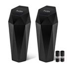 Lixeira para Carro OUDEW à Prova de Vazamentos com Tampa, Kit com 2