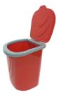 Lixeira Para Pia 3 Litros Vermelho Com Tampa 20x19 Cm Keita Lixeira Para Pia 3 Litros Vermelho Com Tampa 20x19 Cm Keita