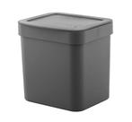 Lixeira para pia da cozinha Ou 2,5L Linha Trium Cinza Lixeira para pia da cozinha Ou 2,5L Linha Trium Cinza