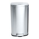 Lixeira Pedal Top Clean Inox 30 Litros com Balde Interno