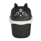 Lixeira Pequena 1,5l De Gato Preto e Bege Porta Treco - Keita Lixeira Pequena 1,5l De Gato Preto e Bege Porta Treco - Keita