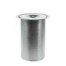 Lixeira Pia Cozinha Embutir Granito Inox Alumínio Luxo 3 Lts