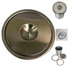 Lixeira Pia Cozinha Embutir No Granito Em Inox 3Lt 15X25 Cm Lixeira Pia Cozinha Embutir No Granito Em Inox 3Lt 15X25 Cm