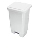 Lixeira Plástica 25 Litros Retangular Branco Com Pedal Lixeira Plástica 25 Litros Retangular Branco Com Pedal
