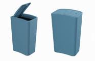 LIxeira plastica com tampa click 8 litros mediterraneo Astra - LTC2MDT
