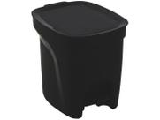 Lixeira Plástica Compacta P/ Lavabo Escritório Cozinha Cesto De Lixo 7 Litros Com Pedal Tramontina