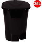 Lixeira PLástica Ecológica com Pedal 25 Litros Preta. Coleta Seletiva do Lixo. - ASTRA Lixeira PLástica Ecológica com Pedal 25 Litros Preta. Coleta Seletiva do Lixo. - ASTRA