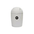 Lixeira Plástica Redonda Mini Tampa Basculante Cesto Lixo 1,2l Arcaplast Casa Lavabo Banheiro Pia 1,2 litros Compacta - Lixeira Plástica Redonda Mini Tampa Basculante Cesto Lixo 1,2l Arcaplast Casa Lavabo Banheiro Pia 1,2 litros Compacta -