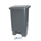 Lixeira plastica super resistente com pedal 50lts