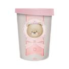 Lixeira Plasútil 5,5 Litros - Urso Rosa
