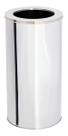 Lixeira Premium em Aço Inox Aro Polido 20 Litros Cor Prateado