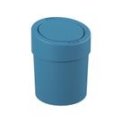 Lixeira Press 5 Litros Flora Ocean Reciclado Azul Atlantic - Coza