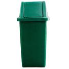 Lixeira Quadrada de 50 Litros com Tampa Basculante Verde