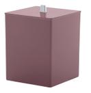 Lixeira Quadrada de Acrílico Rose Bagno 7L
