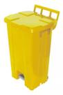 Lixeira Quadrada Plastica De 100 Litros Com Roda E Pedal