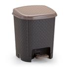 Lixeira Rattan 06 Litros Com Pedal - Monte Líbano