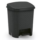 Lixeira Rattan 6 Litros Texturizada Top Monte Libano