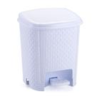 Lixeira Rattan Cozinha Pedal 06 Litros Banheiro - Monte Libano