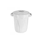 Lixeira Redonda 100 Litros Tipo Balde Branco Lixeira Redonda 100 Litros Tipo Balde Branco