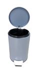 Lixeira Redonda com Pedal Multiuso Aço 3 litros - Cinza Matte Lixeira Redonda com Pedal Multiuso Aço 3 litros - Cinza Matte