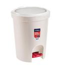 Lixeira Redonda de Plástico com Pedal 13,5l