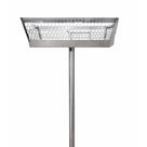 Lixeira Retangular com Pé LR120BS Aço Inox 120cm Inox Brassol