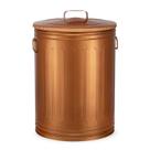 Lixeira rose gold 100 litros lata de lixo americana cobre Lixeira rose gold 100 litros lata de lixo americana cobre