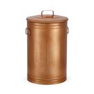 Lixeira rose gold 50 litros lata de lixo americana cobre Lixeira rose gold 50 litros lata de lixo americana cobre