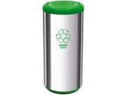 Lixeira Selecta Plus com Tampa Basculante Verde 40L - Tramontina