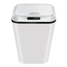 Lixeira Sensor Automática Inteligente de Banheiro Cozinha Escritório Capacidade 16 Litros Cor:Branco