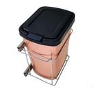 Lixeira simples Deslizante 9 Litros Lateral Cobre