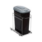 Lixeira Simples Inox com Corrediça Telescópica Inox 230x440x320 mm 4370 Masutti Copat Lixeira Simples Inox com Corrediça Telescópica Inox 230x440x320 mm 4370 Masutti Copat