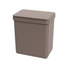 Lixeira single 2,5l cor concreto coza