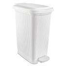 Lixeira Slim 7,5 Litros Grande Com Pedal Banheiro