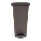 Lixeira Slim c/ Pedal 20L Cinza Escuro 1315 - Usual Plastic