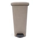 Lixeira Slim c/ Pedal 20L Cinza Palha 1316 - Usual Plastic