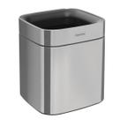 Lixeira Square Aço Inox Acetinado Sem Tampa 8 Litros - Tramontina 94540/108