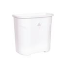 Lixeira Suspensa 8 Litros Branca 26,5x27,5x17Cm 8255 Mor
