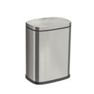 Lixeira Tramontina 3 Litros Tipo D em Aço Inox Scotch Brite
