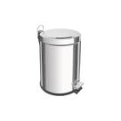 Lixeira Tramontina Brasil Com Pedal 3l Redonda Inox 94538103