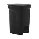 Lixeira Tramontina Compact 10 L em Polipropileno Preto com Haste em Aço Galvanizado Lixeira Tramontina Compact 10 L em Polipropileno Preto com Haste em Aço Galvanizado