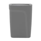 Lixeira Tramontina Compact em Polipropileno Cinza com Tampa Basculante 10,5 L
