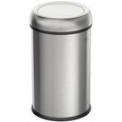 Lixeira Tramontina Friuli 65 L em Aço Inox com Acabamento Escovado e Tampa Basculante