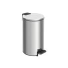Lixeira Tramontina Loop com Pedal 5L Redonda Inox Polido