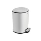 Lixeira Tramontina Napoli Com Pedal Em Aço Inox White 5 L - Compacta E Elegante, Balde Removível, Lixeira Tramontina Napoli Com Pedal Em Aço Inox White 5 L - Compacta E Elegante, Balde Removível,